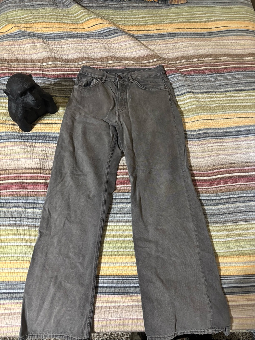 Acne Studios 2021M Gray Flared Leg Denim